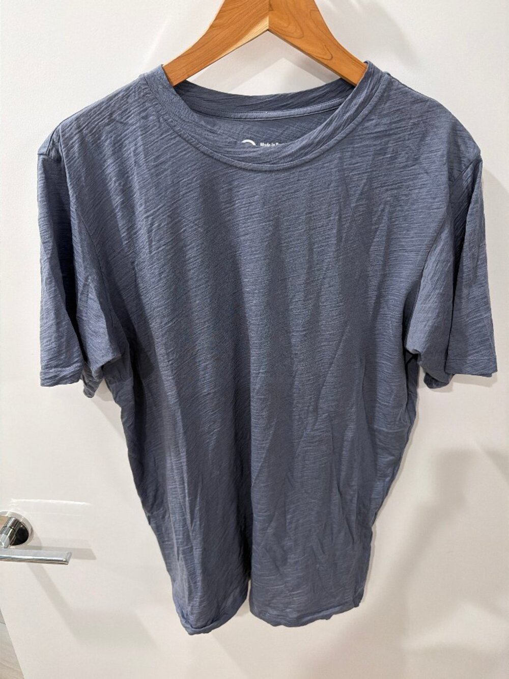 Outlier Dreamweight Merino Tee L — slate blue (K519)